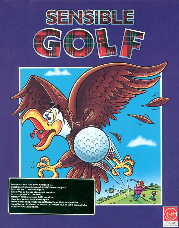 Front Cover for Sensible Golf (DOS) (CD-ROM release)