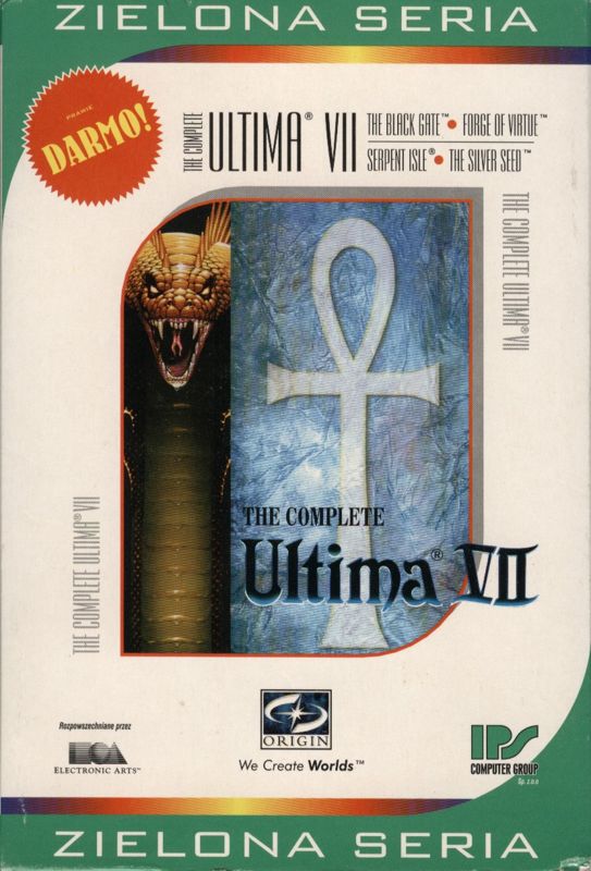 Front Cover for The Complete Ultima VII (DOS) (Zielona Seria)