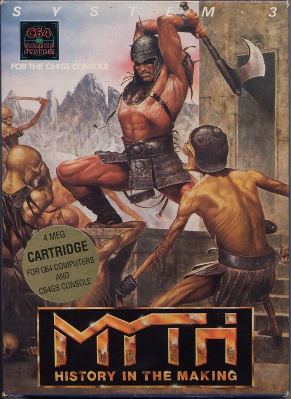 Front Cover for Myth: History in the Making (Commodore 64) (Cartridge release)