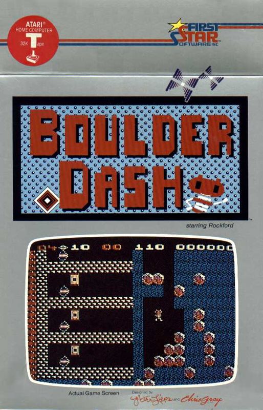 Front Cover for Boulder Dash (Atari 8-bit)
