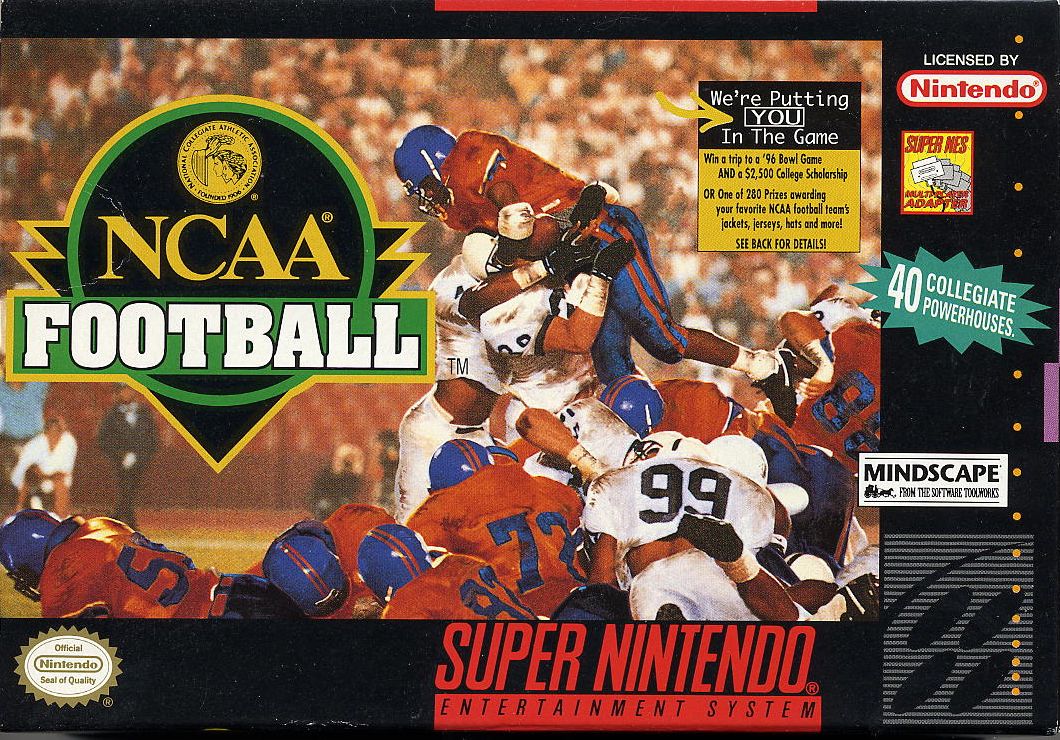 Front Cover for NCAA Football (SNES)