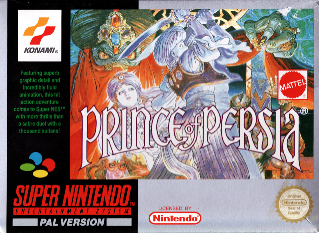 Front Cover for Prince of Persia (SNES)