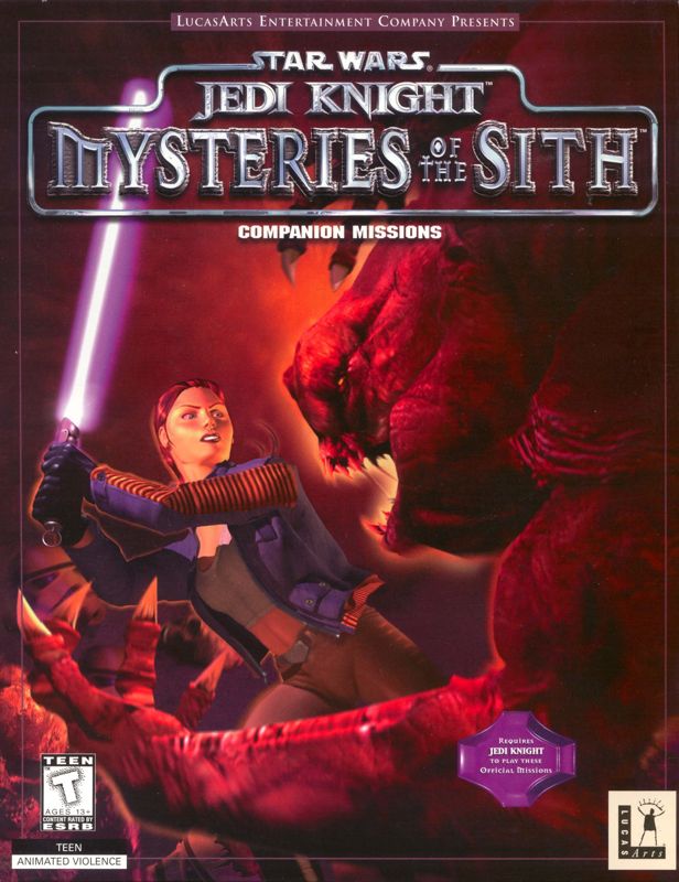 Front Cover for Star Wars: Jedi Knight - Mysteries of the Sith (Windows)