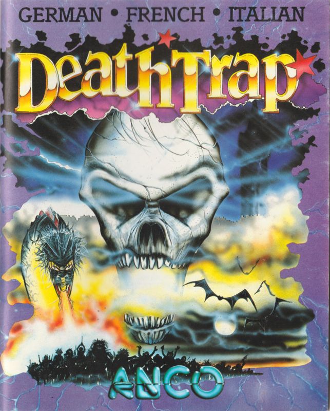 Manual for Death Trap (Atari ST): Front