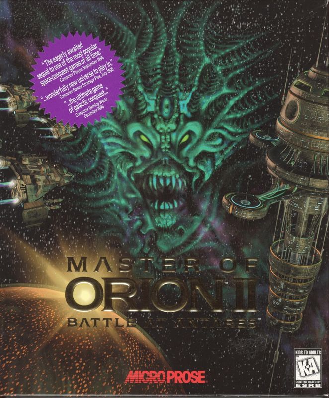 Front Cover for Master of Orion II: Battle at Antares (DOS and Windows)