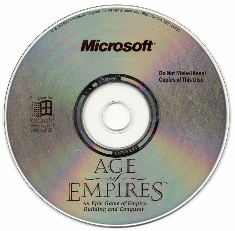 Media for Age of Empires (Windows) (1998 release)