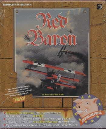 Front Cover for Red Baron (DOS) (Low Budget Release)