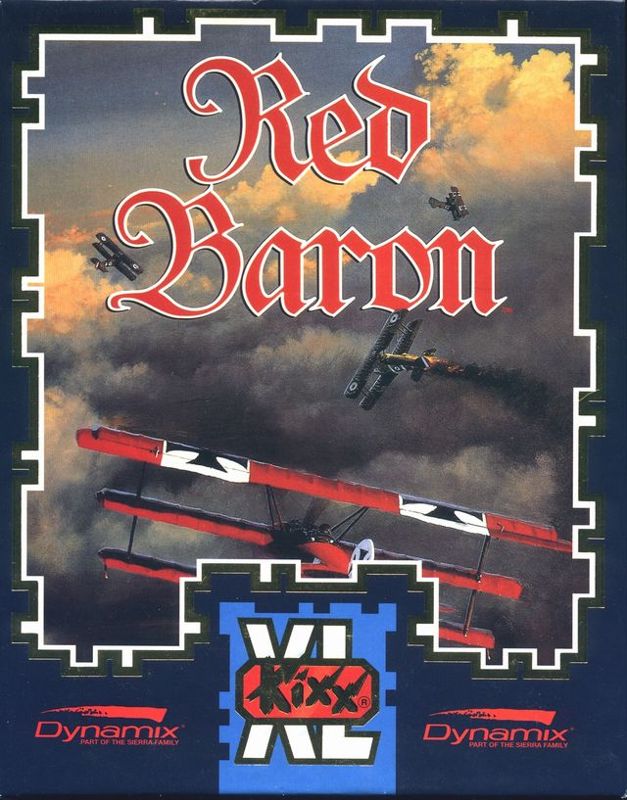 Front Cover for Red Baron (DOS) (Kixx XL Release)