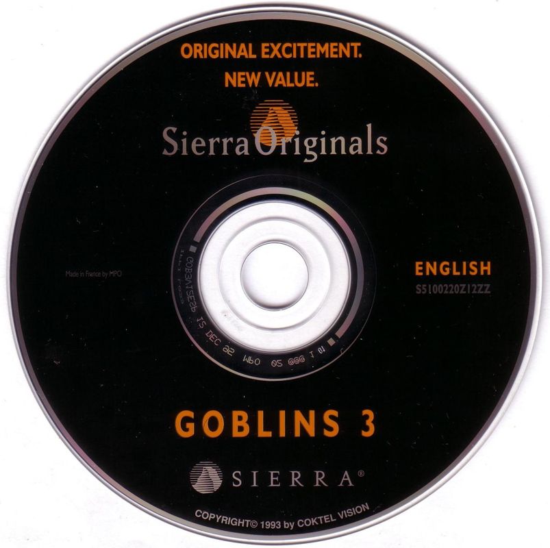 Media for Goblins Quest 3 (DOS) (SierraOriginals release)