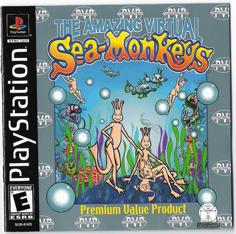 Front Cover for The Amazing Virtual Sea-Monkeys (PlayStation)