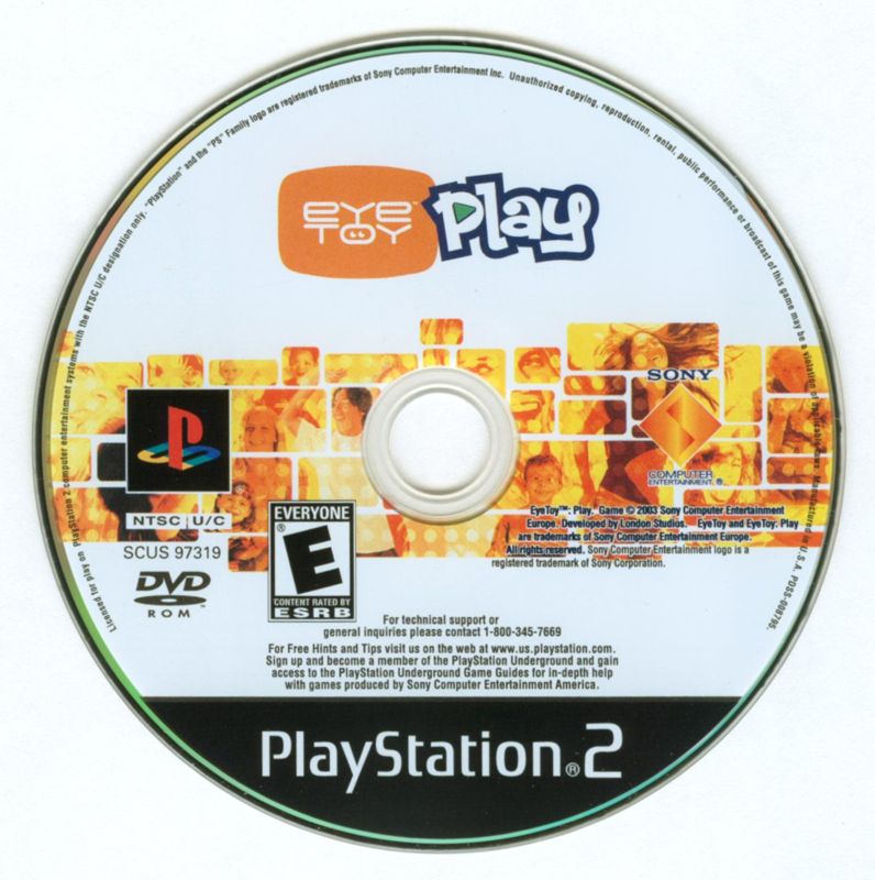 Media for EyeToy: Play (PlayStation 2) (EyeToy and game)