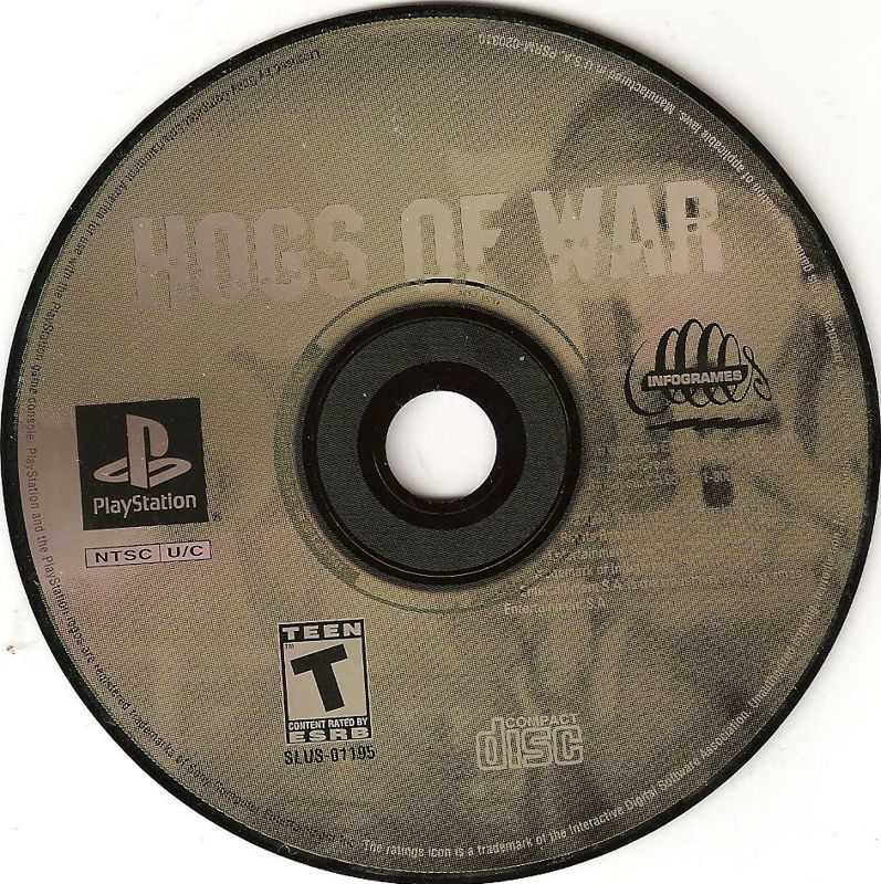 Media for Hogs of War (PlayStation)