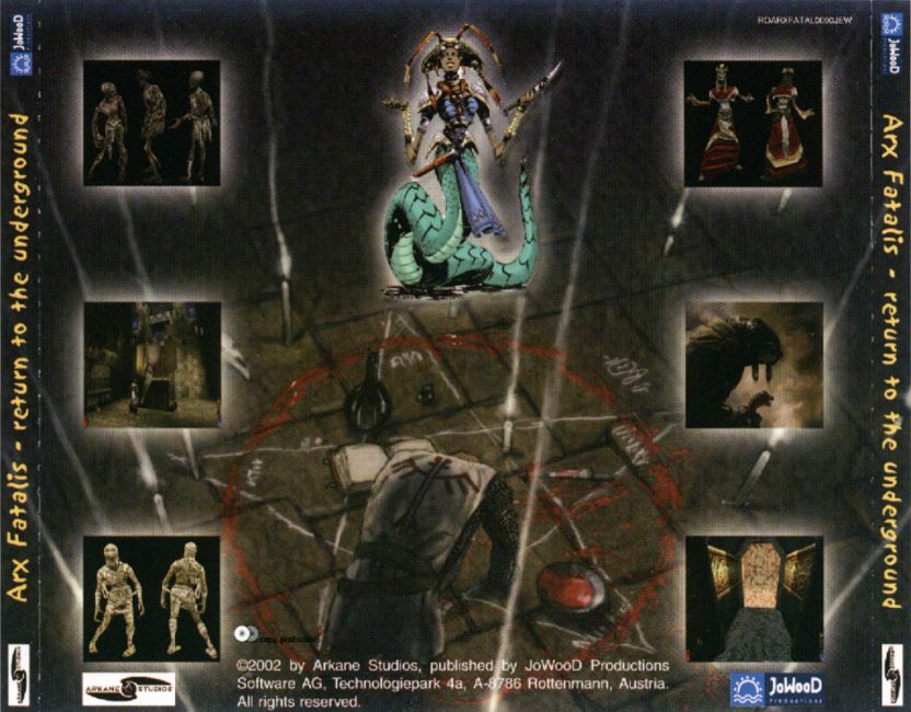 Other for Arx Fatalis (Windows): Jewel Case - Back