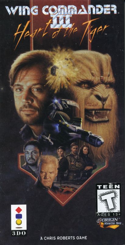 Front Cover for Wing Commander III: Heart of the Tiger (3DO)