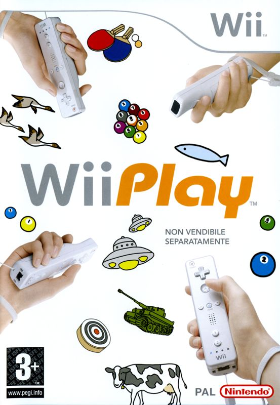 Wii Play cover or packaging material MobyGames