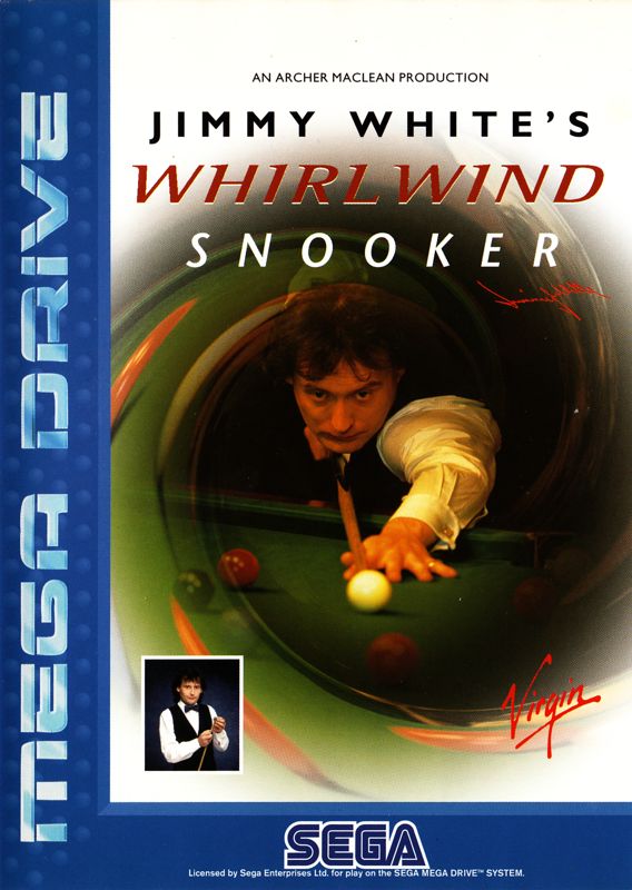 Front Cover for Jimmy White's 'Whirlwind' Snooker (Genesis)