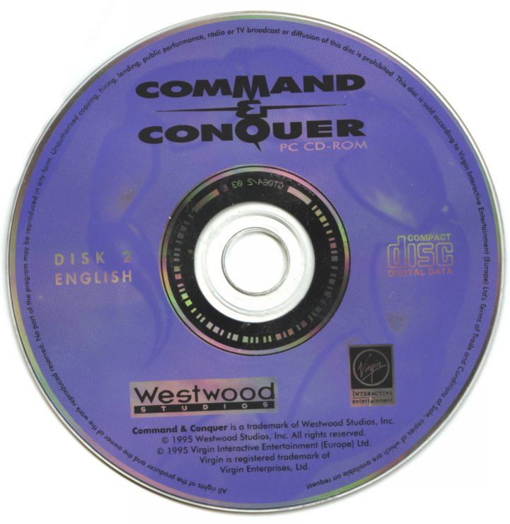 Media for Command & Conquer (DOS) (Time Computers PC (1997) OEM Version): Disc 2 - Nod