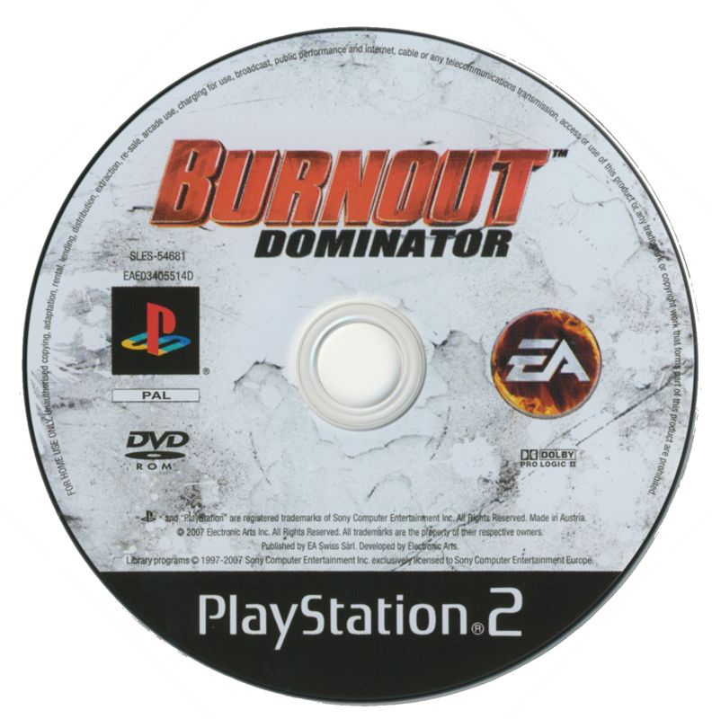 Media for Burnout: Dominator (PlayStation 2)