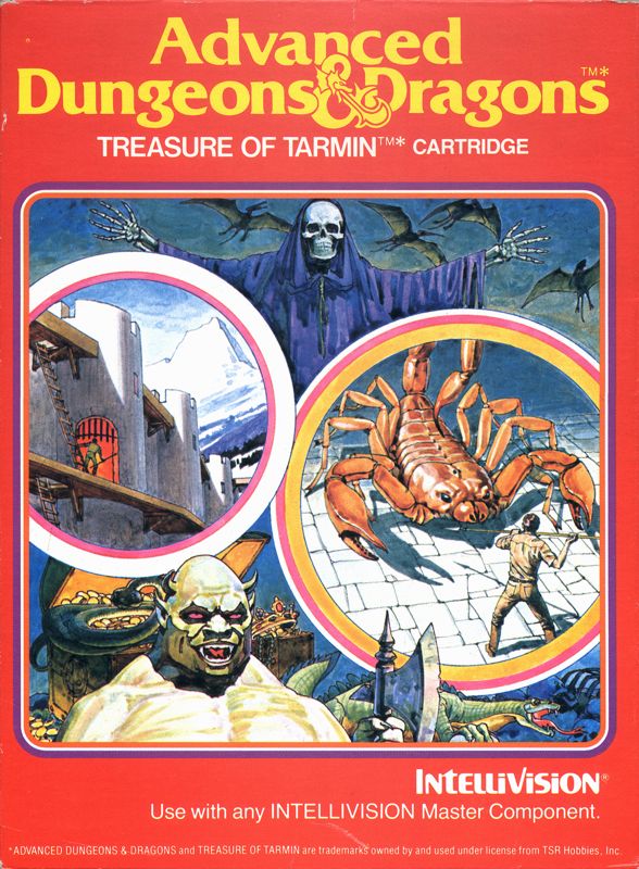 Front Cover for Advanced Dungeons & Dragons: Treasure of Tarmin Cartridge (Intellivision)