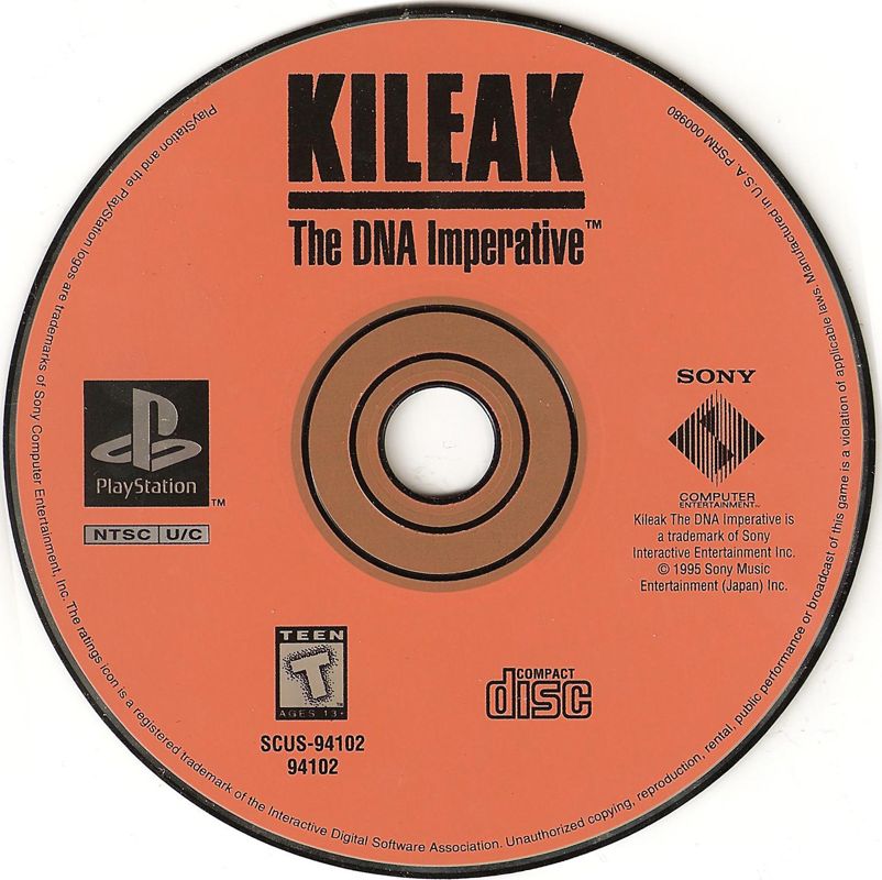 Media for Kileak: The DNA Imperative (PlayStation)