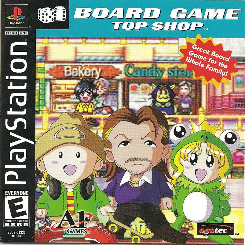 Front Cover for Board Game: Top Shop (PlayStation)