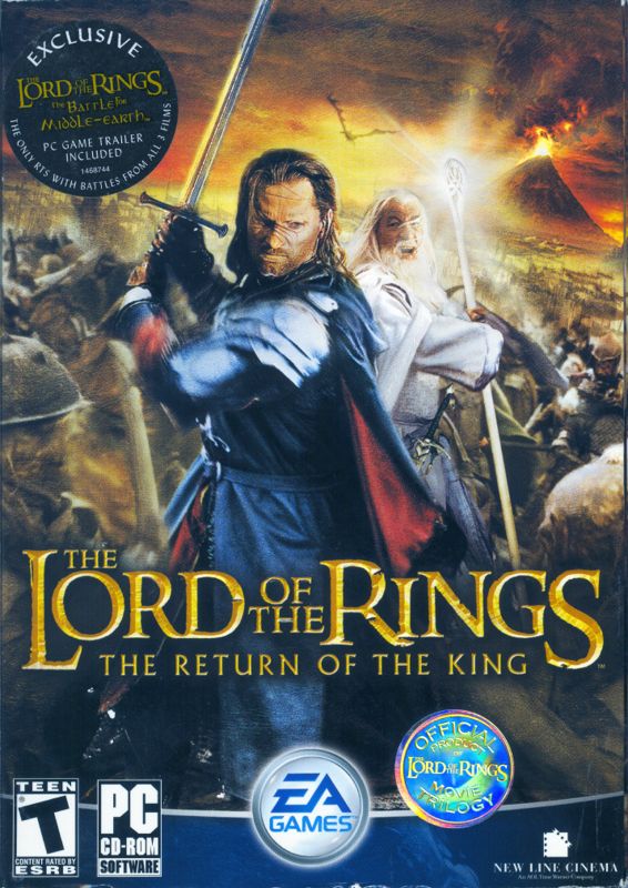 Front Cover for The Lord of the Rings: The Return of the King (Windows) (CD-ROM version)