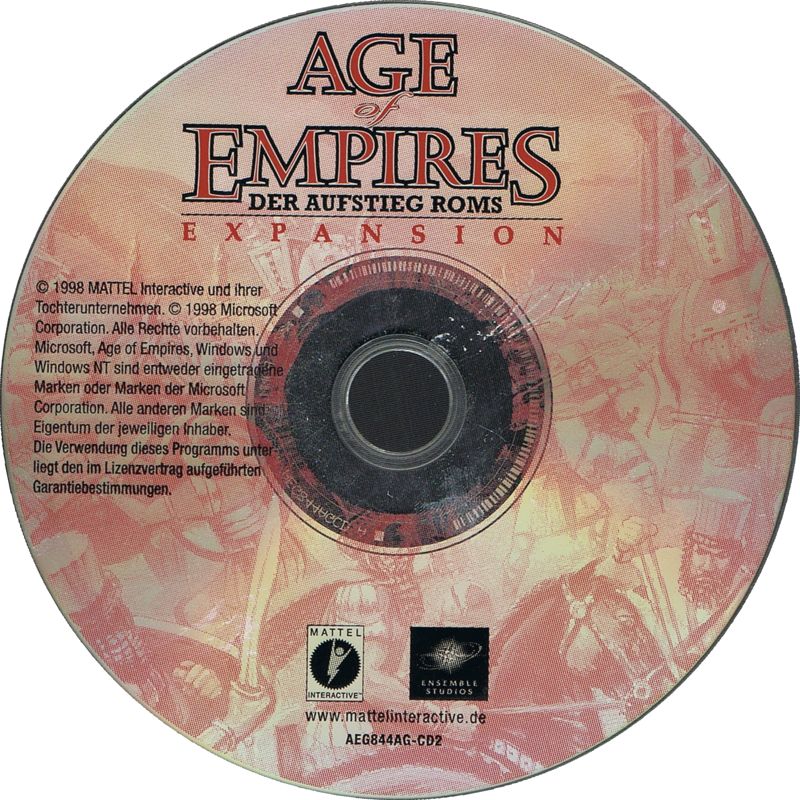 Media for Age of Empires: Gold Edition (Windows) (Mattel Interactive / Software Pyramide release): The Rise of Rome