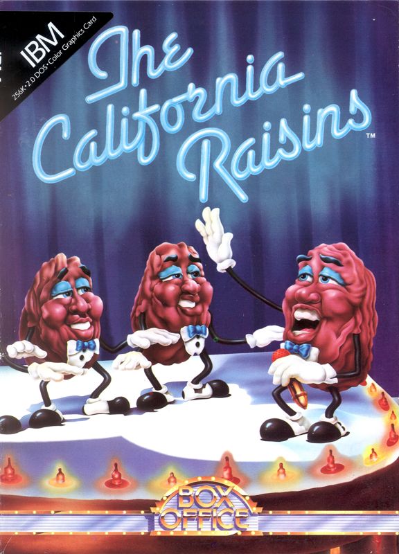 Front Cover for The California Raisins (DOS)