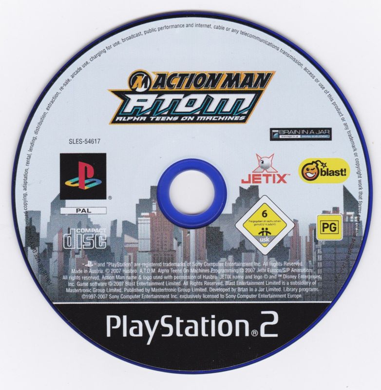 Media for Action Man: A.T.O.M. - Alpha Teens on Machines (PlayStation 2)