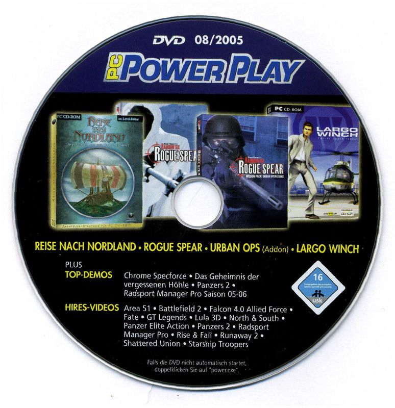 Media for Tom Clancy's Rainbow Six: Rogue Spear Mission Pack - Urban Operations (Windows) (PC PowerPlay 08/2005 covermount)