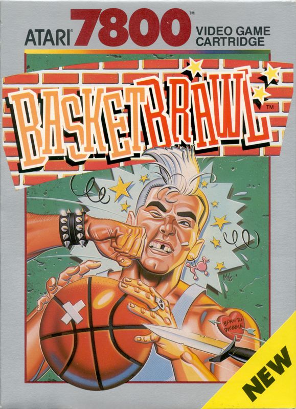 Front Cover for Basketbrawl (Atari 7800)