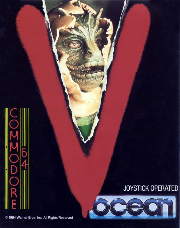 Front Cover for V (Commodore 64)