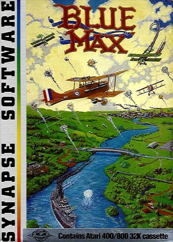 Front Cover for Blue Max (Atari 8-bit)