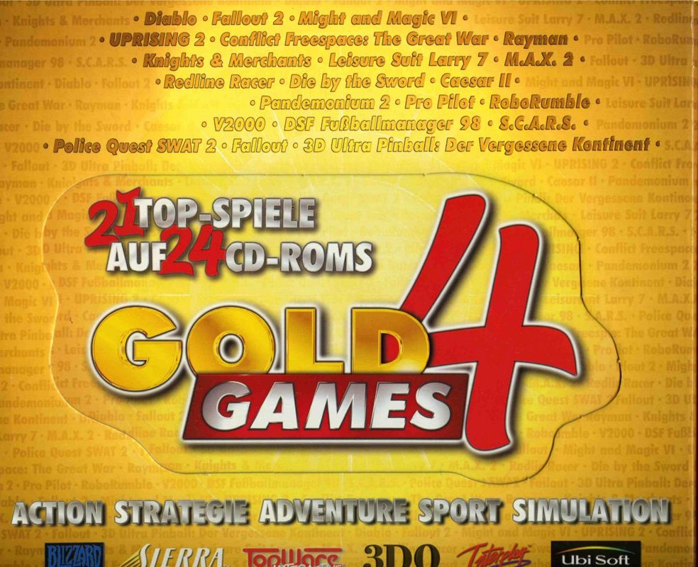 Front Cover for Gold Games 4 (DOS and Windows and Windows 3.x)