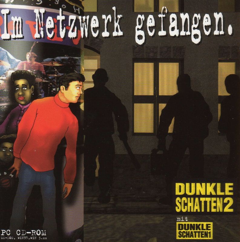 Front Cover for Dunkle Schatten 2: Im Netzwerk gefangen. (DOS)