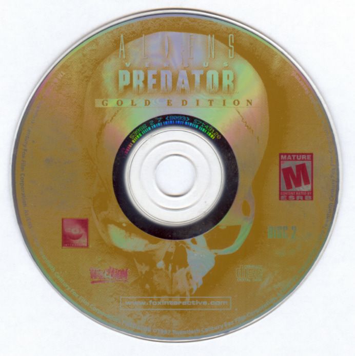 Media for Aliens Versus Predator: Gold Edition (Windows) (Budget release): Disc 2