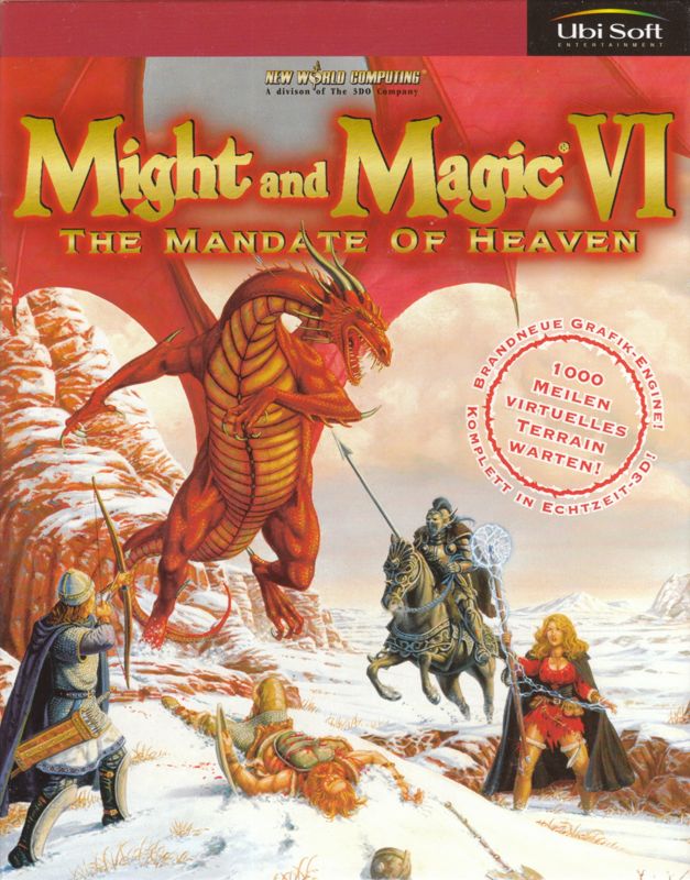 Front Cover for Might and Magic VI: The Mandate of Heaven (Windows)