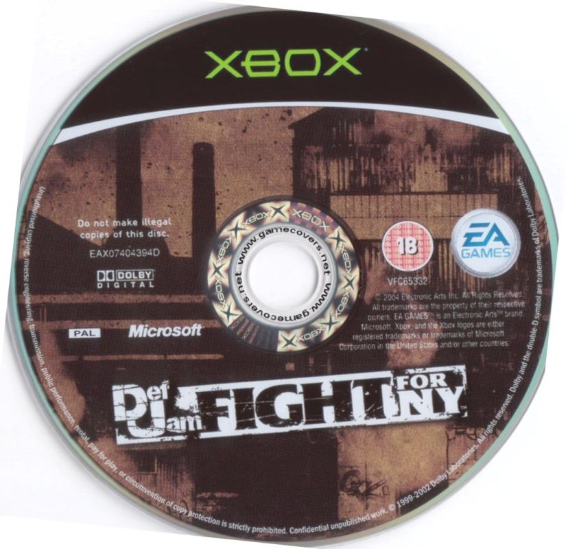 Def Jam: Fight for NY cover or packaging material - MobyGames