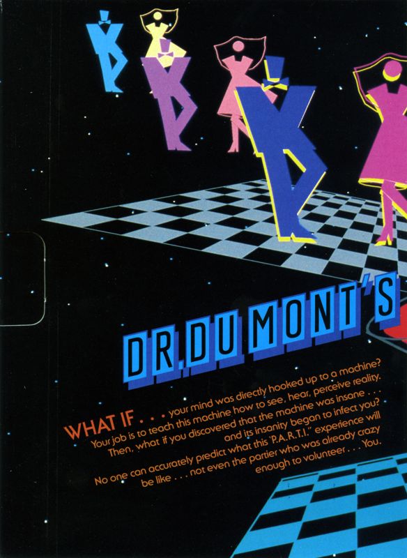 Inside Cover for Dr. Dumont's Wild P.A.R.T.I. (DOS): Left Flap
