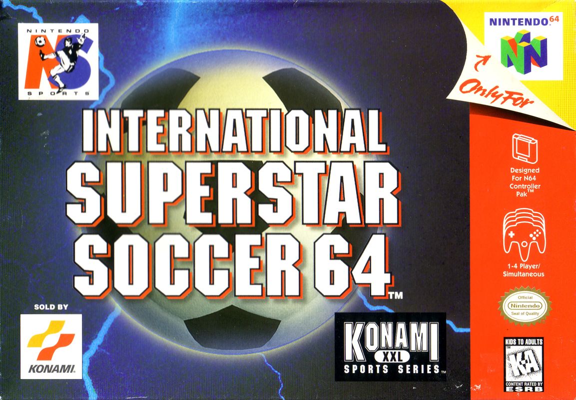 Front Cover for International Superstar Soccer 64 (Nintendo 64)