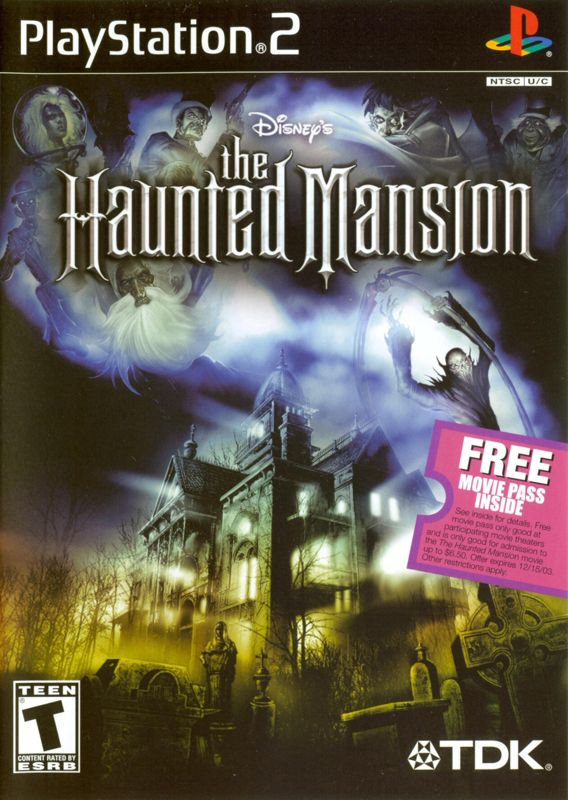 Front Cover for Disney's The Haunted Mansion (PlayStation 2)