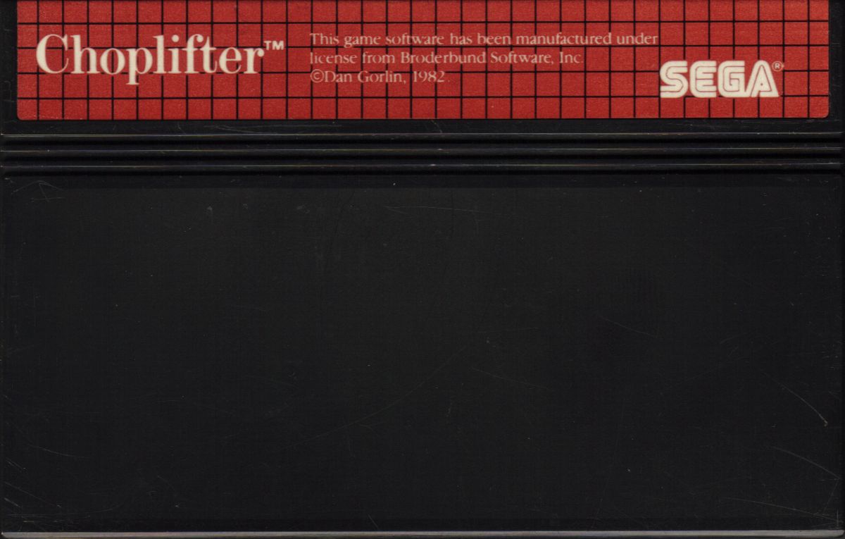Media for Choplifter! (SEGA Master System)