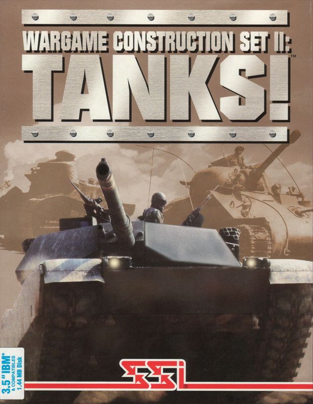 Front Cover for Wargame Construction Set II: Tanks! (DOS)