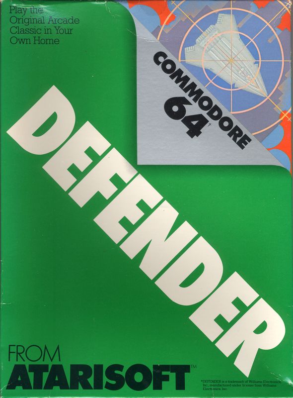 Front Cover for Defender (Commodore 64)