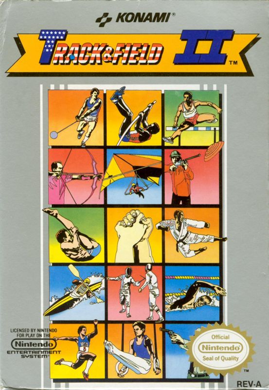 Front Cover for Track & Field II (NES)