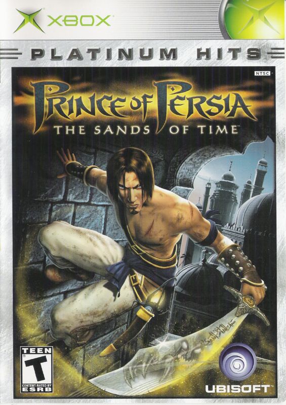 Front Cover for Prince of Persia: The Sands of Time (Xbox) (Platinum Hits release)
