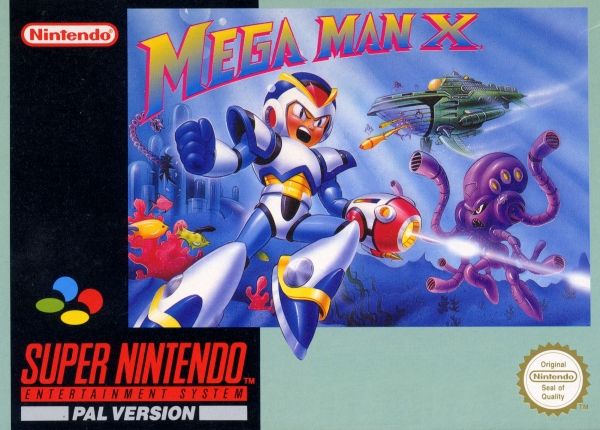 Front Cover for Mega Man X (SNES)