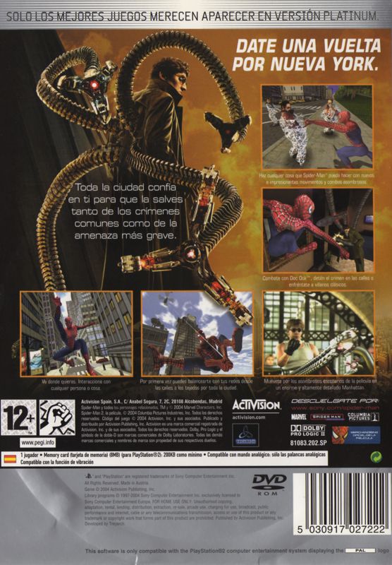 spider man 2 gamecube cover