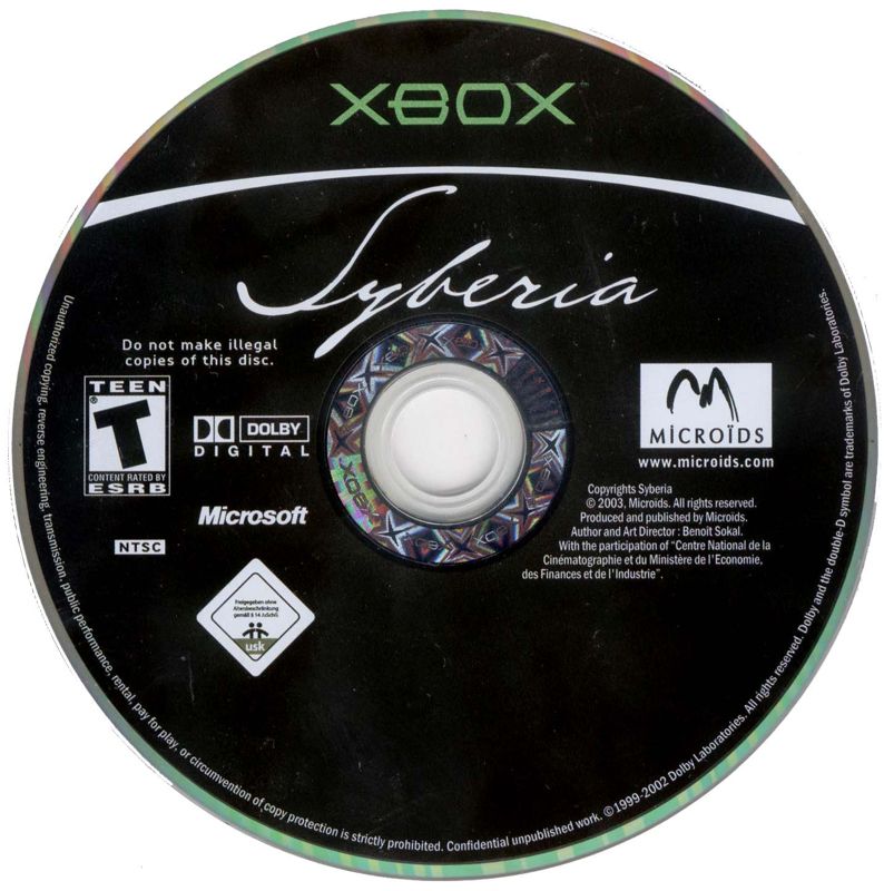 Media for Syberia (Xbox)