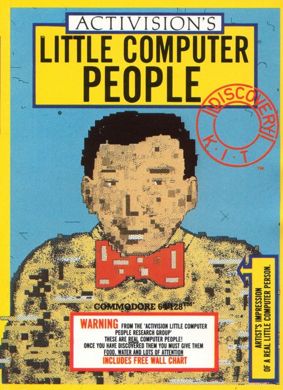 Front Cover for Little Computer People (Commodore 64) (Cassette Keep Case)